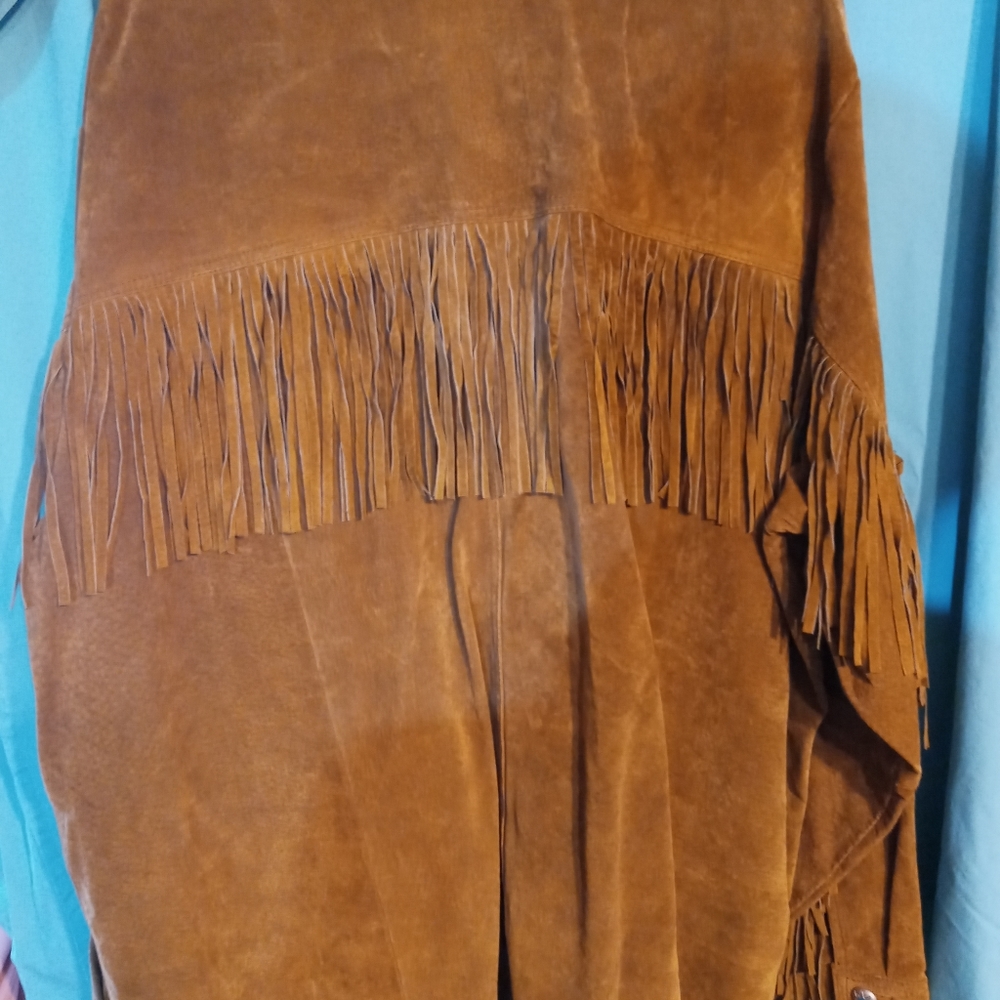 1980s Vintage Hunter's Run Leather Jacket - Picture 2 of 10